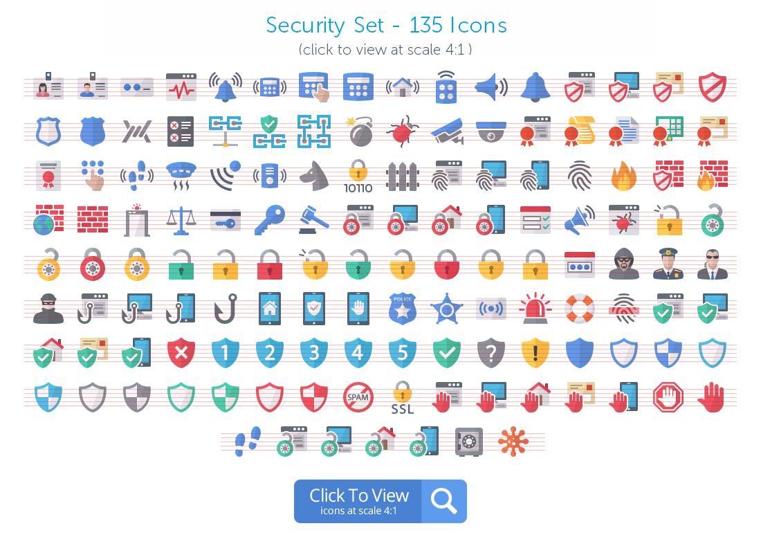 Security icons preview