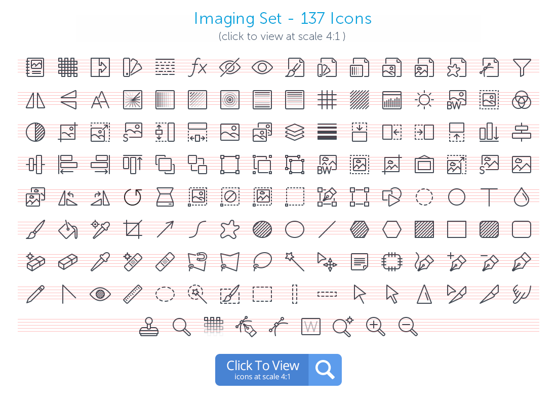 Imaging icons preview