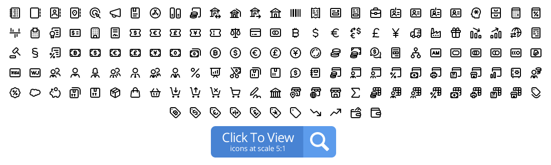 Business icons preview